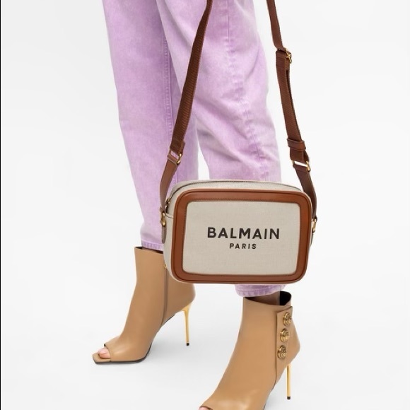 Balmain Shoulder Bag with Logo - Picture 3 of 7